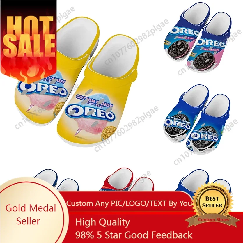 Funny Snack Oreo Cookie Dessert 3D Print Men Women Clogs Slippers Kid Shoes EVA Ligtweight Sandals Summer Beach Outdoor-2
Funny Snack Oreo Cookie Dessert 3D Print Men Women Clogs Slippers Kid Shoes EVA Ligtweight Sandals Summer Beach Outdoor-2