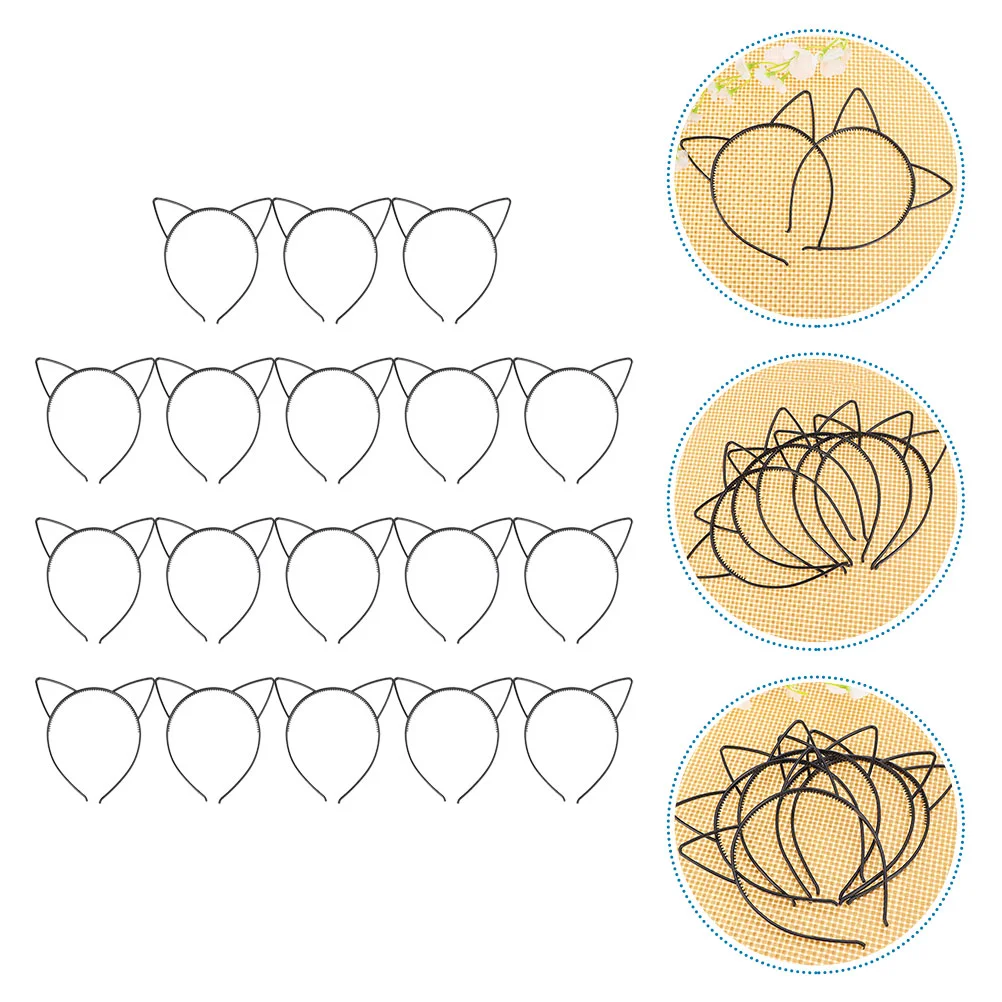 18 Pcs Black Cat Ear Headband Hair Tie Party Accessories Hoops Props Cosplay Costumes Plastic Children Clasp Hairbands Photo
18 Pcs Black Cat Ear Headband Hair Tie Party Accessories Hoops Props Cosplay Costumes Plastic Children Clasp Hairbands Photo