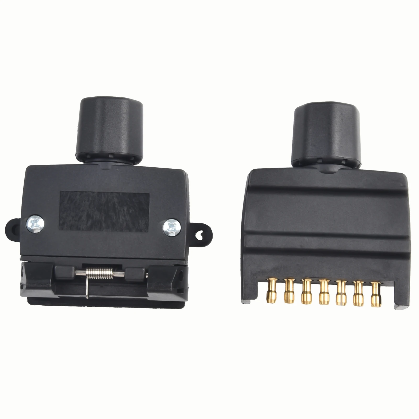 7Pin Flat Trailer Plug Male & Female Socket Sets Caravan Boat Adaptor Connector 12V For Caravan Truck RV Boat Trailer Accessory
7Pin Flat Trailer Plug Male & Female Socket Sets Caravan Boat Adaptor Connector 12V For Caravan Truck RV Boat Trailer Accessory