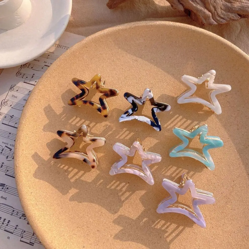 Clip Mini Hair Clip Acetic Acid Starfish Small Hair Claw Female Hair Accessories Star Hair Clip Korean Style Headwear
Clip Mini Hair Clip Acetic Acid Starfish Small Hair Claw Female Hair Accessories Star Hair Clip Korean Style Headwear