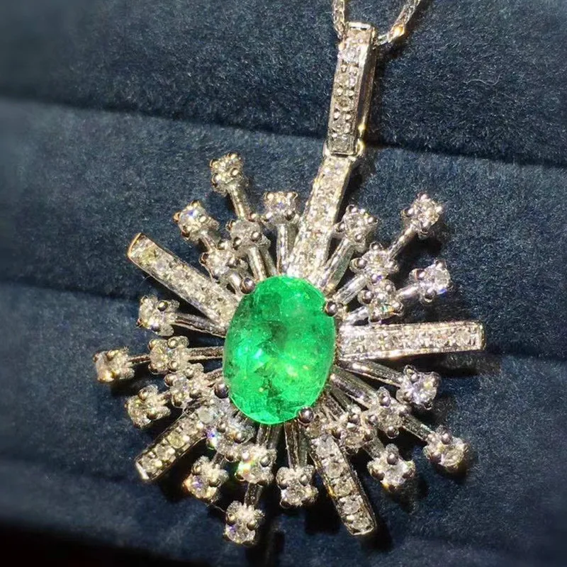 Brand New Natural Emerald Necklace 925 Silver Ladies Necklace Little Angel Style Design Delicate and Cute
Brand New Natural Emerald Necklace 925 Silver Ladies Necklace Little Angel Style Design Delicate and Cute