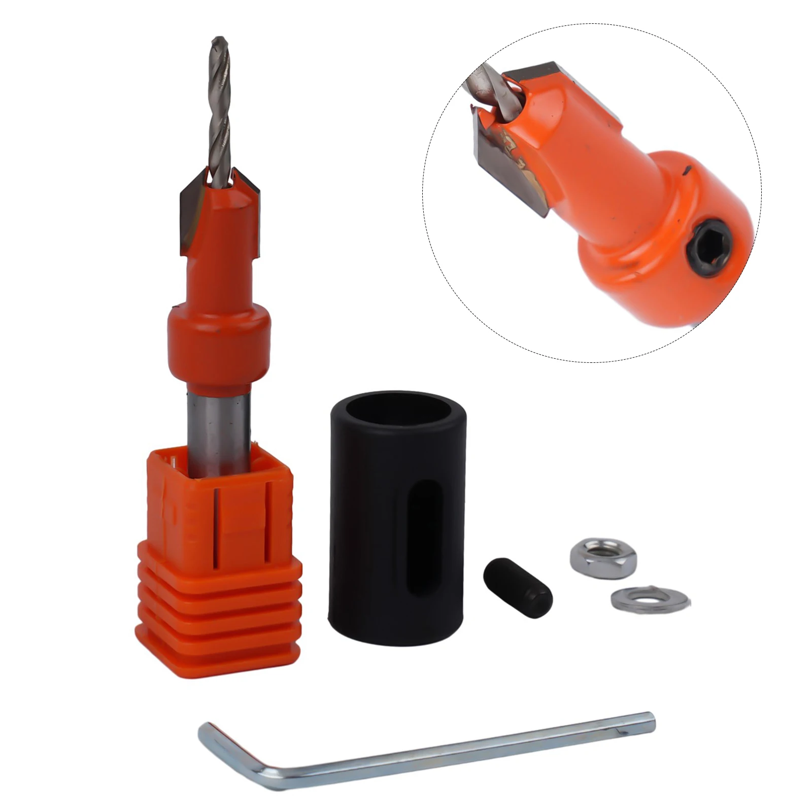 Power Tools Drill Bit 8mm Round Shank Counterbore Countersinking For Woodworking Drilling Adjustable Stop Collar
Power Tools Drill Bit 8mm Round Shank Counterbore Countersinking For Woodworking Drilling Adjustable Stop Collar