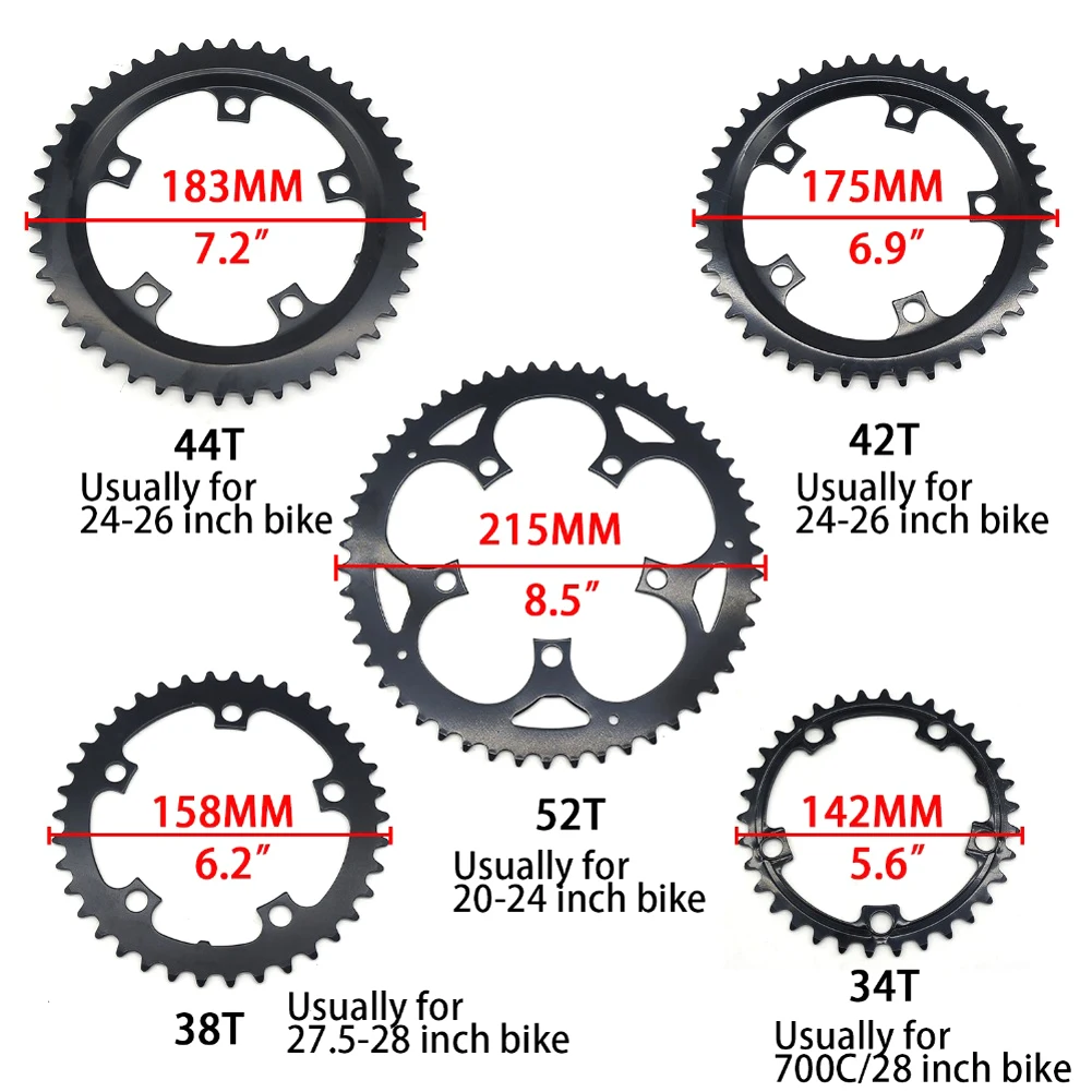 High Quality TSDZ2 Tongsheng Mid Drive Motor 34T 38T 42T 44T 52T Chainwheel Chain Ring Set for Electric Bike Bicycle Part Kit
High Quality TSDZ2 Tongsheng Mid Drive Motor 34T 38T 42T 44T 52T Chainwheel Chain Ring Set for Electric Bike Bicycle Part Kit
