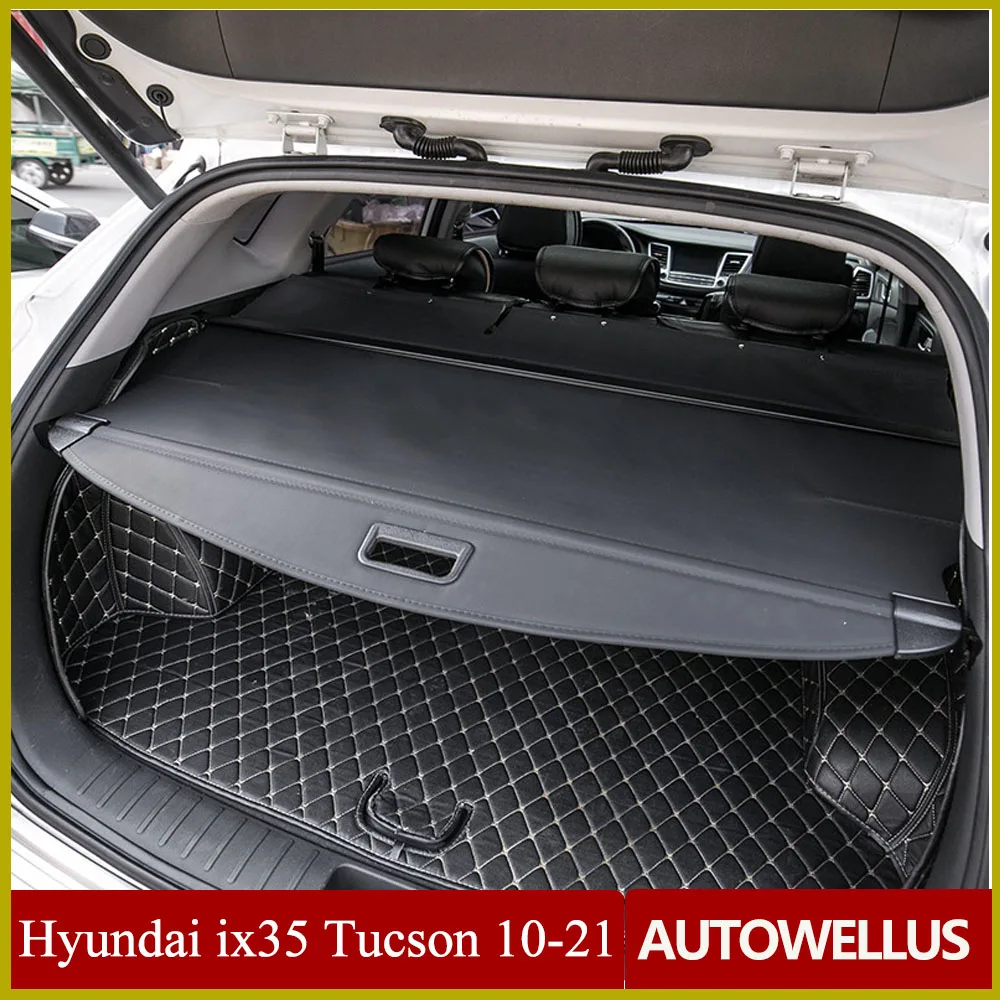 Car Interior Rear Trunk Security Shield Retractable Waterproof Cargo Cover for Hyundai ix35 Tucson 10-21
Car Interior Rear Trunk Security Shield Retractable Waterproof Cargo Cover for Hyundai ix35 Tucson 10-21