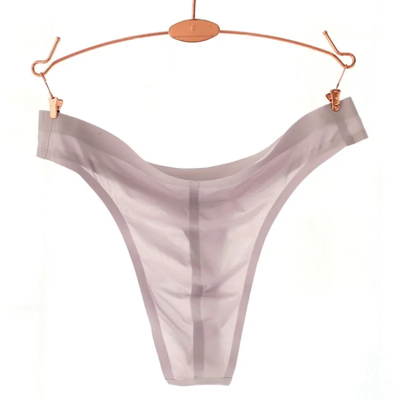 Ice Silk Underwear Man Smooth Panties Bulge Pouch Underpants Male Breathable T-back Thongs Transparent G-string Sheer Lingerie
Ice Silk Underwear Man Smooth Panties Bulge Pouch Underpants Male Breathable T-back Thongs Transparent G-string Sheer Lingerie