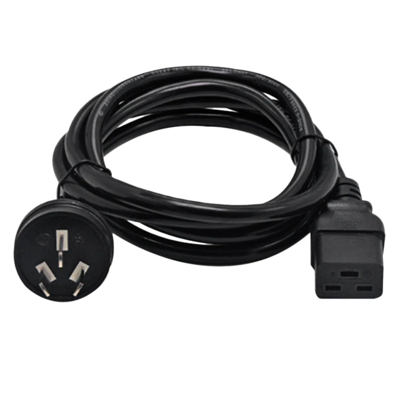 AU TO C19 AU Australia SAA Male to IEC320 C19 Female AC 3 Pin Power Extension Cable Cord for PDU UPS(1.8M,AU
AU TO C19 AU Australia SAA Male to IEC320 C19 Female AC 3 Pin Power Extension Cable Cord for PDU UPS(1.8M,AU