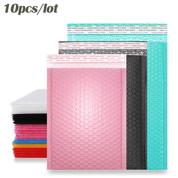 Bubble Mailer Bags Padded Shipping Envelopes Clothing&Gift Storage Bags Poly Self Seal Lined Bags Black/Blue/Pink Opaque Pouch