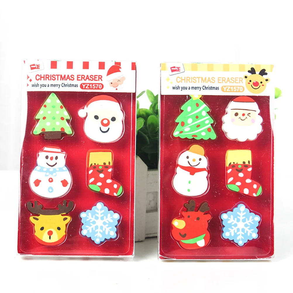 6pcs Christmas Eraser Cartoon Kids Eraser Stationery Gift School Classroom Rewards Christmas Gift Random Style
6pcs Christmas Eraser Cartoon Kids Eraser Stationery Gift School Classroom Rewards Christmas Gift Random Style