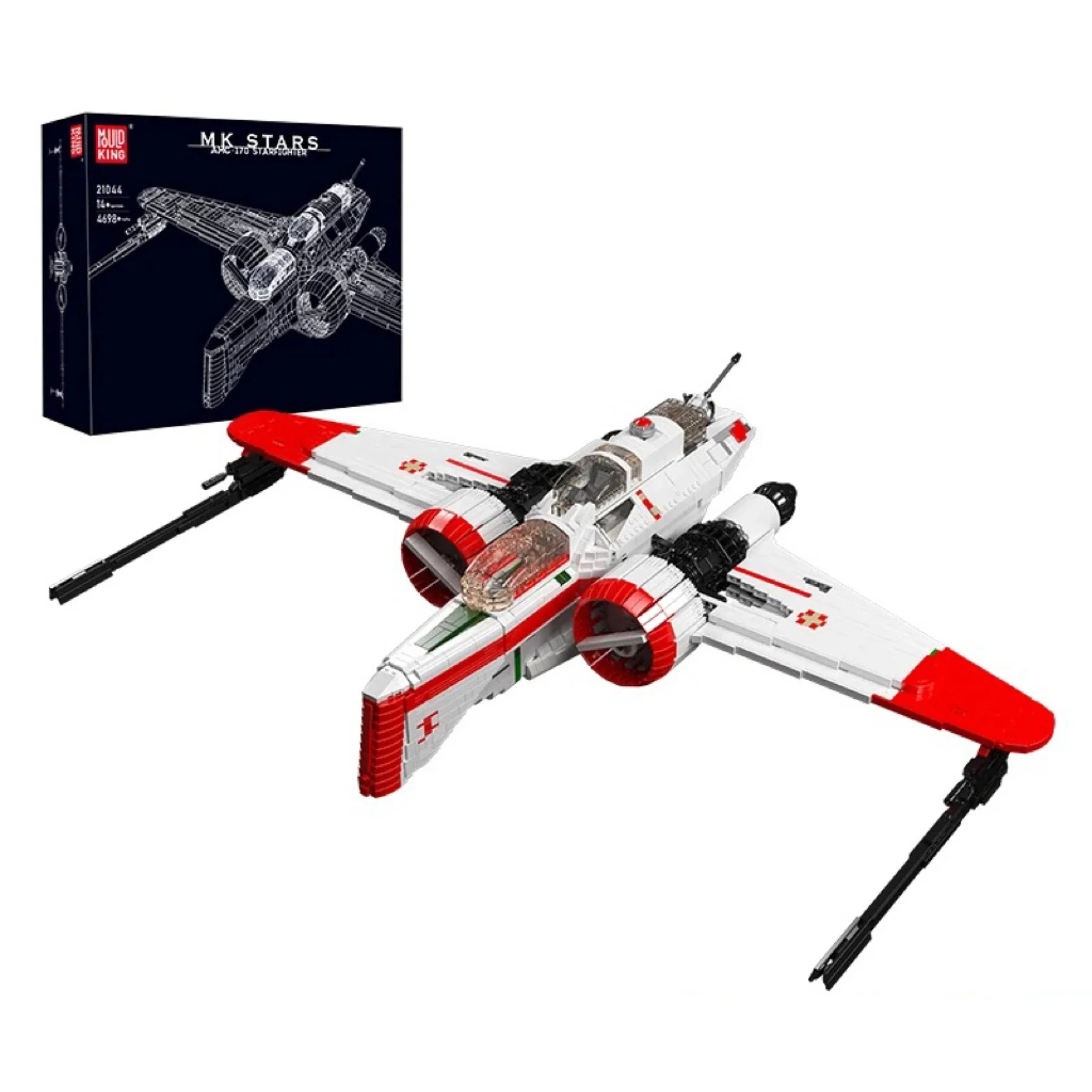 MOULD KING 21044 Star Destroyer Interstellar Starfighter Building Blocks MOC ARC-170 Starfighter Model Spaceship Toys Kids Gifts
MOULD KING 21044 Star Destroyer Interstellar Starfighter Building Blocks MOC ARC-170 Starfighter Model Spaceship Toys Kids Gifts