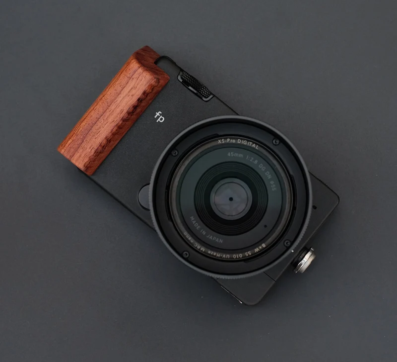 

Handmade Wooden Wood Ebony Walnut Hand Grip Bracket Quick Release Handle Part for Sigma fp FPL Camera Holder