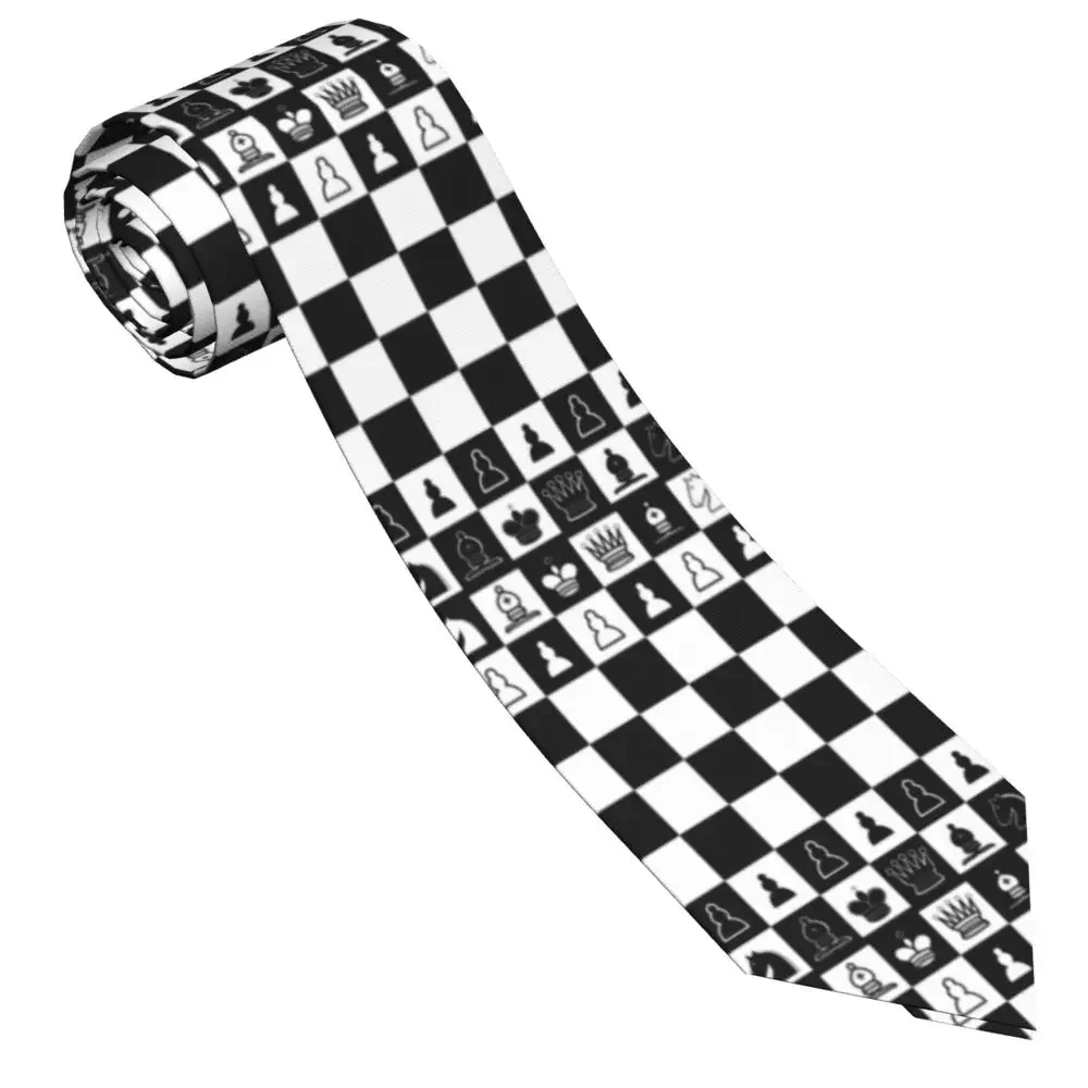 Chess Neckties Men Women Skinny Polyester 8 cm Black and White Chessboard Neck Ties for Mens Accessories Wedding Party
Chess Neckties Men Women Skinny Polyester 8 cm Black and White Chessboard Neck Ties for Mens Accessories Wedding Party