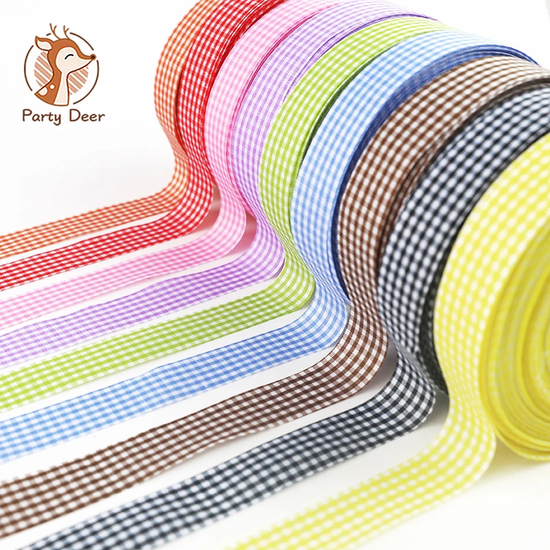 2cm 50Yards/Roll Plaid Ribbons Grosgrain Ribbon Gift Wrapping Polyester Ribbon Handmade DIY Bow Wedding Party Home Decor
2cm 50Yards/Roll Plaid Ribbons Grosgrain Ribbon Gift Wrapping Polyester Ribbon Handmade DIY Bow Wedding Party Home Decor