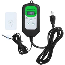 Digital Thermostat Controller IP65 Waterproof For Seed Starting Seedling Heat Mat, Reptiles,Hatch Thermostat(US Plug)
Digital Thermostat Controller IP65 Waterproof For Seed Starting Seedling Heat Mat, Reptiles,Hatch Thermostat(US Plug)