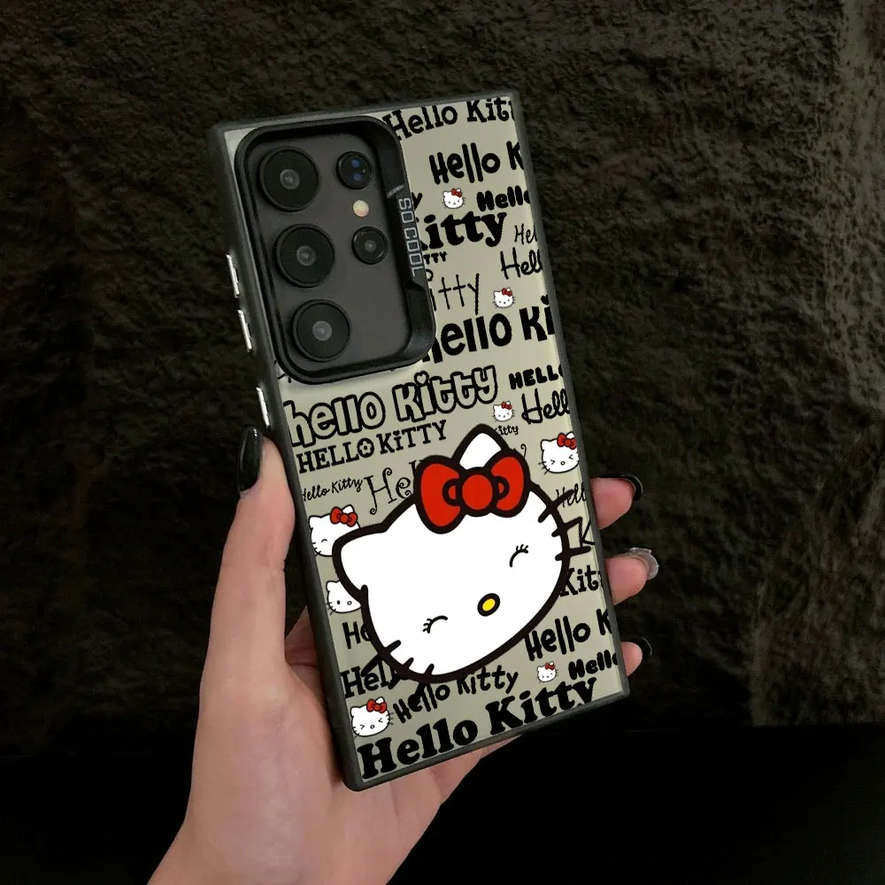 Cartoon Hello Kittys S25 Case For Samsung S25 S24 Ultra Carcasa For Galaxy S23 S22 S21 FE S20 Ultra Plus Shockproof Phone Cover Cartoon Hello Kittys S25 Case For Samsung S25 S24 Ultra Carcasa For Galaxy S23 S22 S21 FE S20 Ultra Plus Shockproof Phone Cover