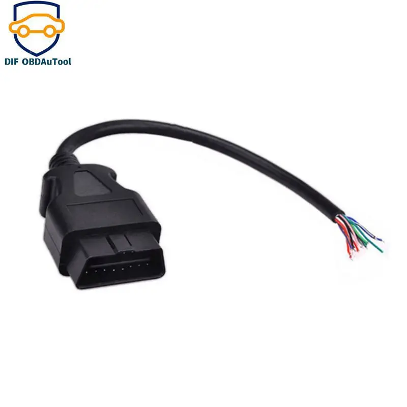 

OBD2 16Pin 30CM Female Extension Opening Cable Car Diagnostic Interface Connector Male Converter OBD2 Male Cable