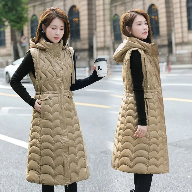2023 Autumn Winter Korean Sleeveless Down Cotton Vest Jackets Elegant Fashion Loose Casual Zipper Female Warm Waistcoat H97
2023 Autumn Winter Korean Sleeveless Down Cotton Vest Jackets Elegant Fashion Loose Casual Zipper Female Warm Waistcoat H97