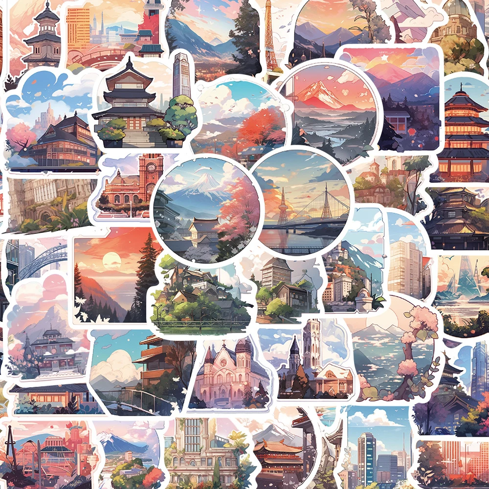 10/30/50pcs Ins Style Anime Cartoon View Landscape Stickers Aesthetic Decal Laptop Scrapbook Phone Decoration Sticker Kids Toys
10/30/50pcs Ins Style Anime Cartoon View Landscape Stickers Aesthetic Decal Laptop Scrapbook Phone Decoration Sticker Kids Toys