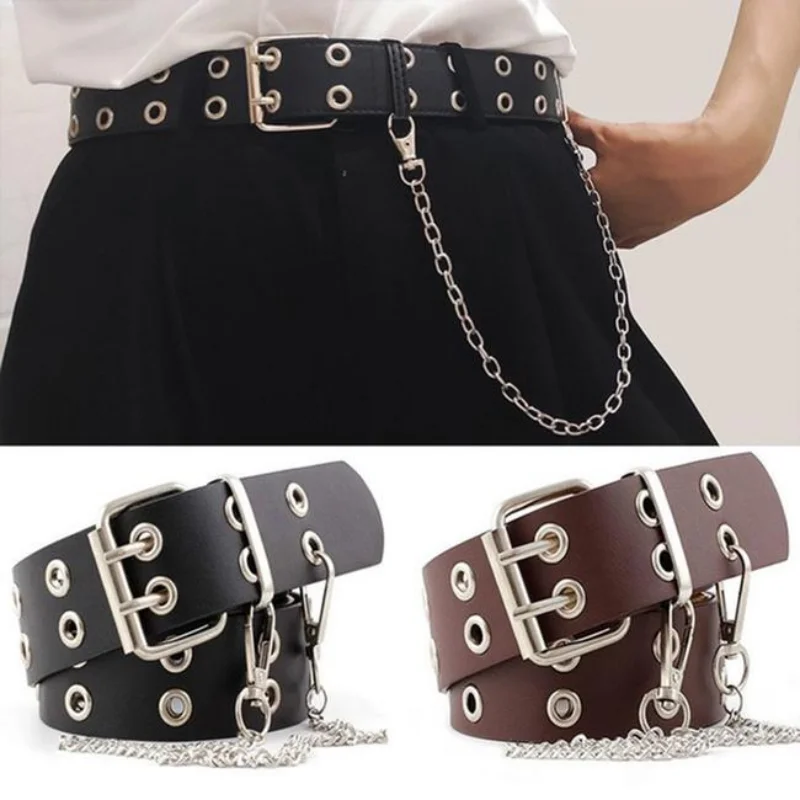Fashion Alloy Women Belts Chain Luxury for PU Leather New Style Pin Buckle Jeans Decorative Ladies Retro Decorative Punk
Fashion Alloy Women Belts Chain Luxury for PU Leather New Style Pin Buckle Jeans Decorative Ladies Retro Decorative Punk