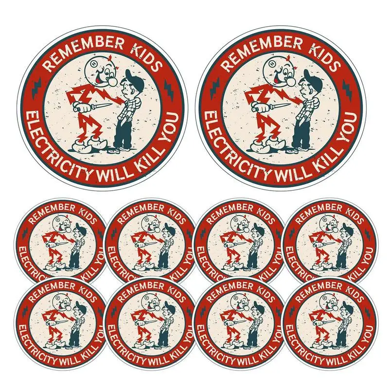 Electrical Safety Decals 10pcs Electrocution Safety Decal Funny Hard Hat Stickers Waterproof Warning Hazard Label For Car
Electrical Safety Decals 10pcs Electrocution Safety Decal Funny Hard Hat Stickers Waterproof Warning Hazard Label For Car