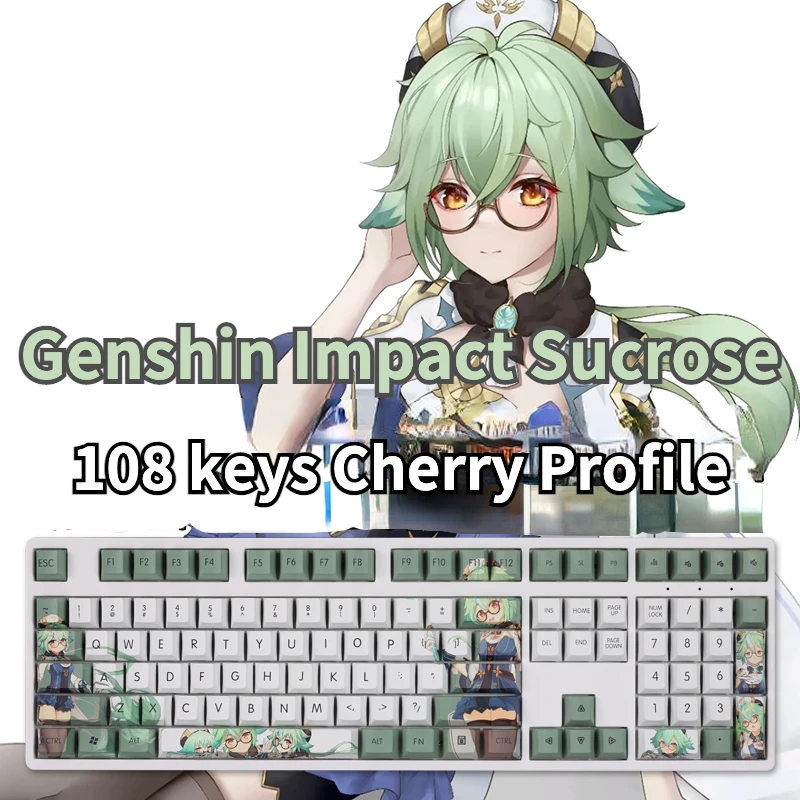 Механическая клавиатура Genshin Impact keycpa suвозроза игровые клавиши PBT 108 клавиши Cherry Profile MX Switch 61/87/104/108
Механическая клавиатура Genshin Impact keycpa suвозроза игровые клавиши PBT 108 клавиши Cherry Profile MX Switch 61/87/104/108