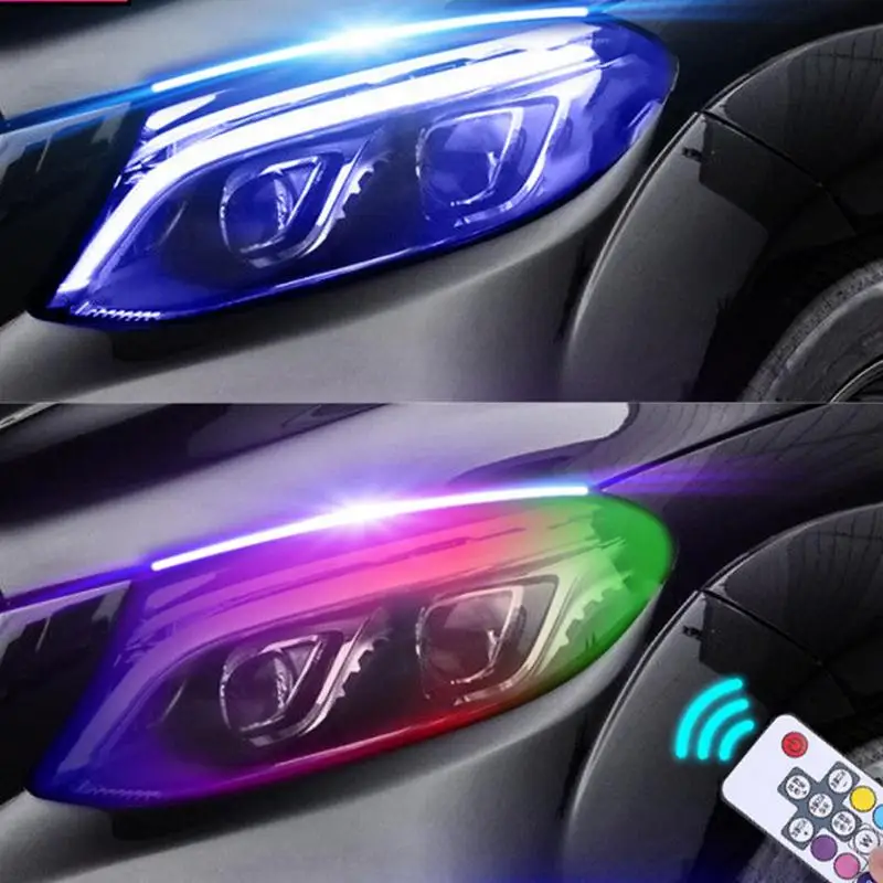 Car LED Strip Lights Car Ambient Lights RGB 213 64 Color LED Interior Rainbow Acrylic Strip Symphony Remote Atmosphere Lamp Kit
Car LED Strip Lights Car Ambient Lights RGB 213 64 Color LED Interior Rainbow Acrylic Strip Symphony Remote Atmosphere Lamp Kit