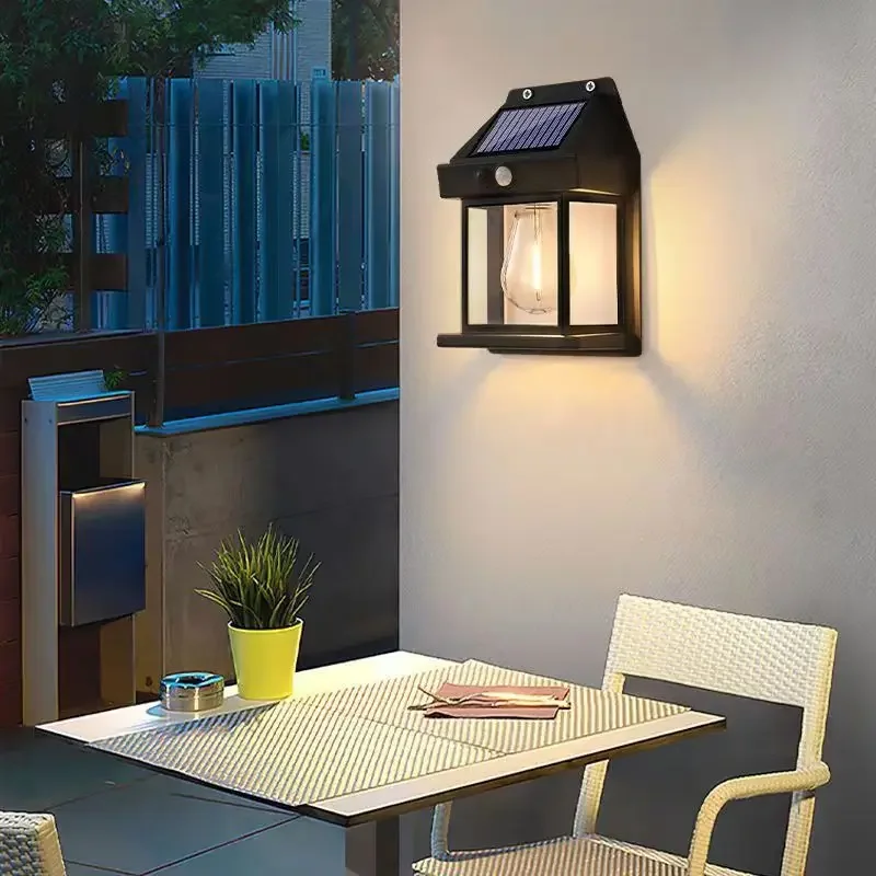 New Outdoor Solar Wall Light Outdoor Waterproof Tungsten Wire Light Induction Courtyard Lamp Garden Villa Night Light Lighting
New Outdoor Solar Wall Light Outdoor Waterproof Tungsten Wire Light Induction Courtyard Lamp Garden Villa Night Light Lighting