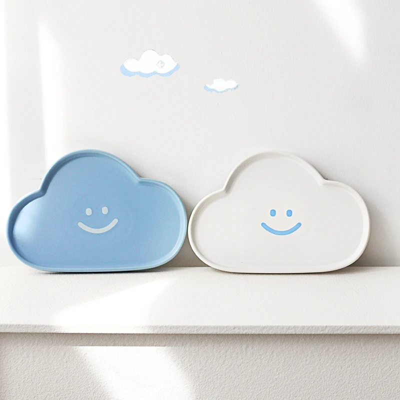 Korean Cute Exquisite Ceramic Cloud Bread Plate Kitchen Cake Dessert Fruit Plate Decoration Storage Tray Dinner Plate Tableware
Korean Cute Exquisite Ceramic Cloud Bread Plate Kitchen Cake Dessert Fruit Plate Decoration Storage Tray Dinner Plate Tableware