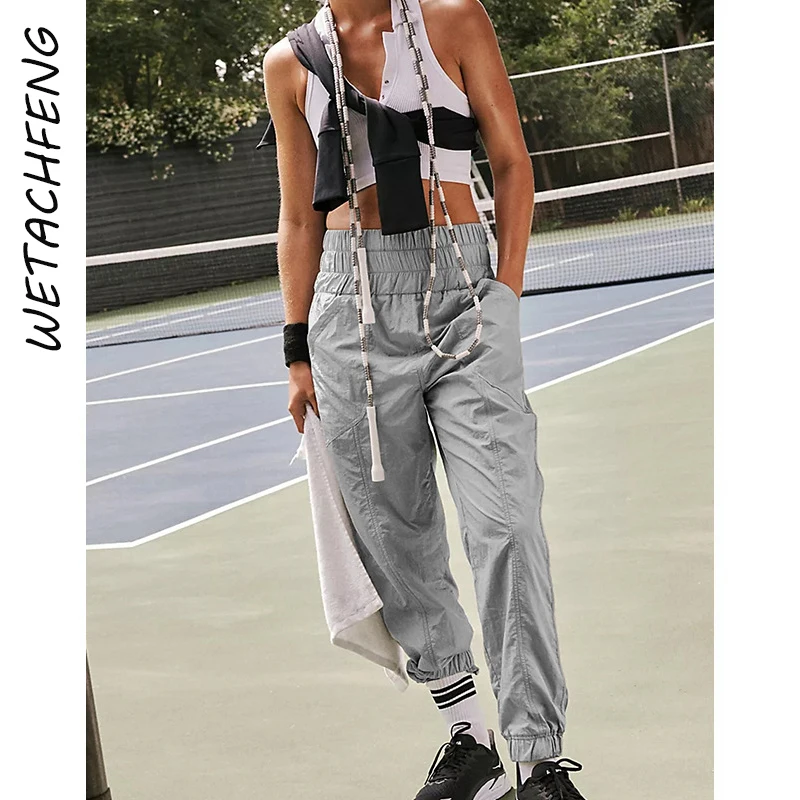 Women's Pants 2022 Elastic Waist Pockets Solid Sweatpants Streetwear Fashion Trousers Jogger Sporty Harem Pants Female Clothes
Women's Pants 2022 Elastic Waist Pockets Solid Sweatpants Streetwear Fashion Trousers Jogger Sporty Harem Pants Female Clothes