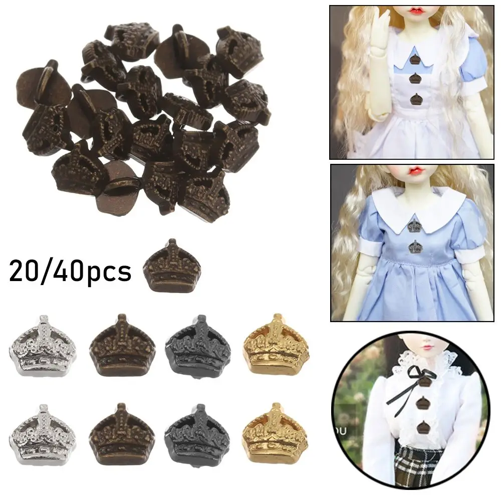 Dollhoues Miniature Crown Pattern Decoration Craft Mini Buttons Metal Buckles DIY Doll Clothes Clothing Sewing Buckle
Dollhoues Miniature Crown Pattern Decoration Craft Mini Buttons Metal Buckles DIY Doll Clothes Clothing Sewing Buckle