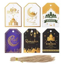 48PCS Multi Style Ramadan Kareem Paper Label Tags DIY Crafts Hang Tag with Rope Muslim Party Eid Mubarak Gift Box Packag Labels
48PCS Multi Style Ramadan Kareem Paper Label Tags DIY Crafts Hang Tag with Rope Muslim Party Eid Mubarak Gift Box Packag Labels