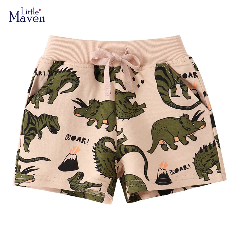 Шорты для мальчиков Little maven, детская одежда, хлопковые штаны с мультяшными динозаврами, лето 2024
Шорты для мальчиков Little maven, детская одежда, хлопковые штаны с мультяшными динозаврами, лето 2024