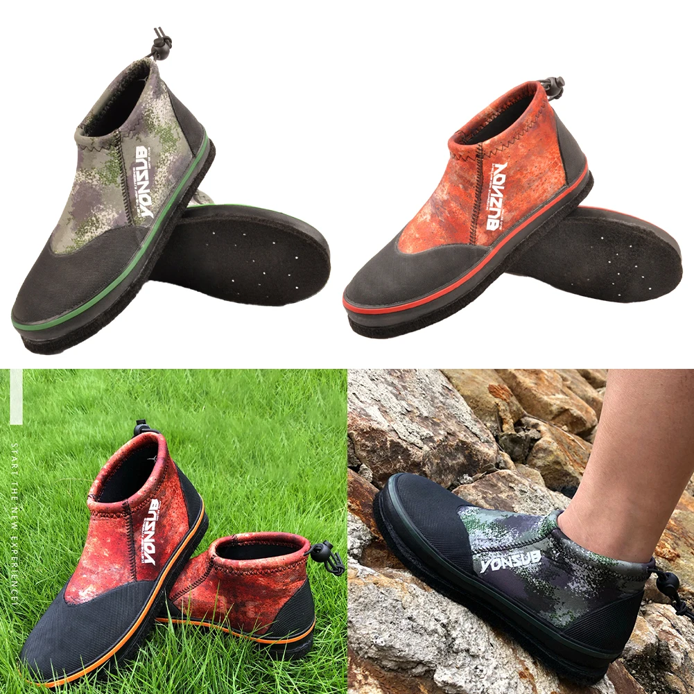 2pcs Shoes 5MM Neoprene Self-lock Rock Fishing Shoes Men Women Hunting Fishing Boots Low-top Felt-soled Fishing Shoes Parts
2pcs Shoes 5MM Neoprene Self-lock Rock Fishing Shoes Men Women Hunting Fishing Boots Low-top Felt-soled Fishing Shoes Parts