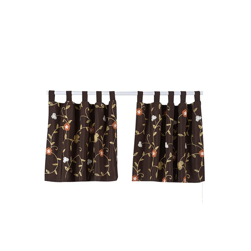 Floral Embroidered Tab Top Kitchen Curtain Valance Farmhouse Style Chic Window Treatment for Bathroom Livingroom Home Décoration
Floral Embroidered Tab Top Kitchen Curtain Valance Farmhouse Style Chic Window Treatment for Bathroom Livingroom Home Décoration