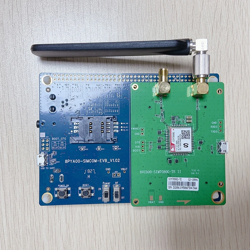SIMCOM SIM7080G плата EVB, многодиапазонное стандартное и двухрежимное решение NB-IoT для модуля SMT, совместимое с SIM868
SIMCOM SIM7080G плата EVB, многодиапазонное стандартное и двухрежимное решение NB-IoT для модуля SMT, совместимое с SIM868