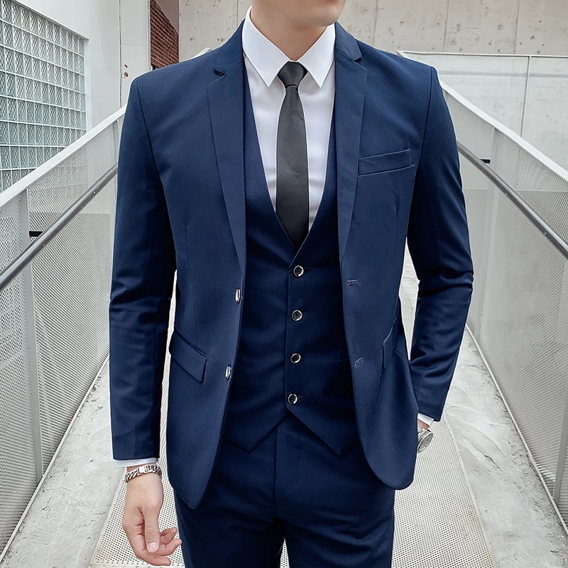 5XL (Blazer+ Waistcoat + Trousers) Men Simple Business Elegant Fashion Job Interview Gentleman Suit Slim 3-piece Suit Plus Size
5XL (Blazer+ Waistcoat + Trousers) Men Simple Business Elegant Fashion Job Interview Gentleman Suit Slim 3-piece Suit Plus Size