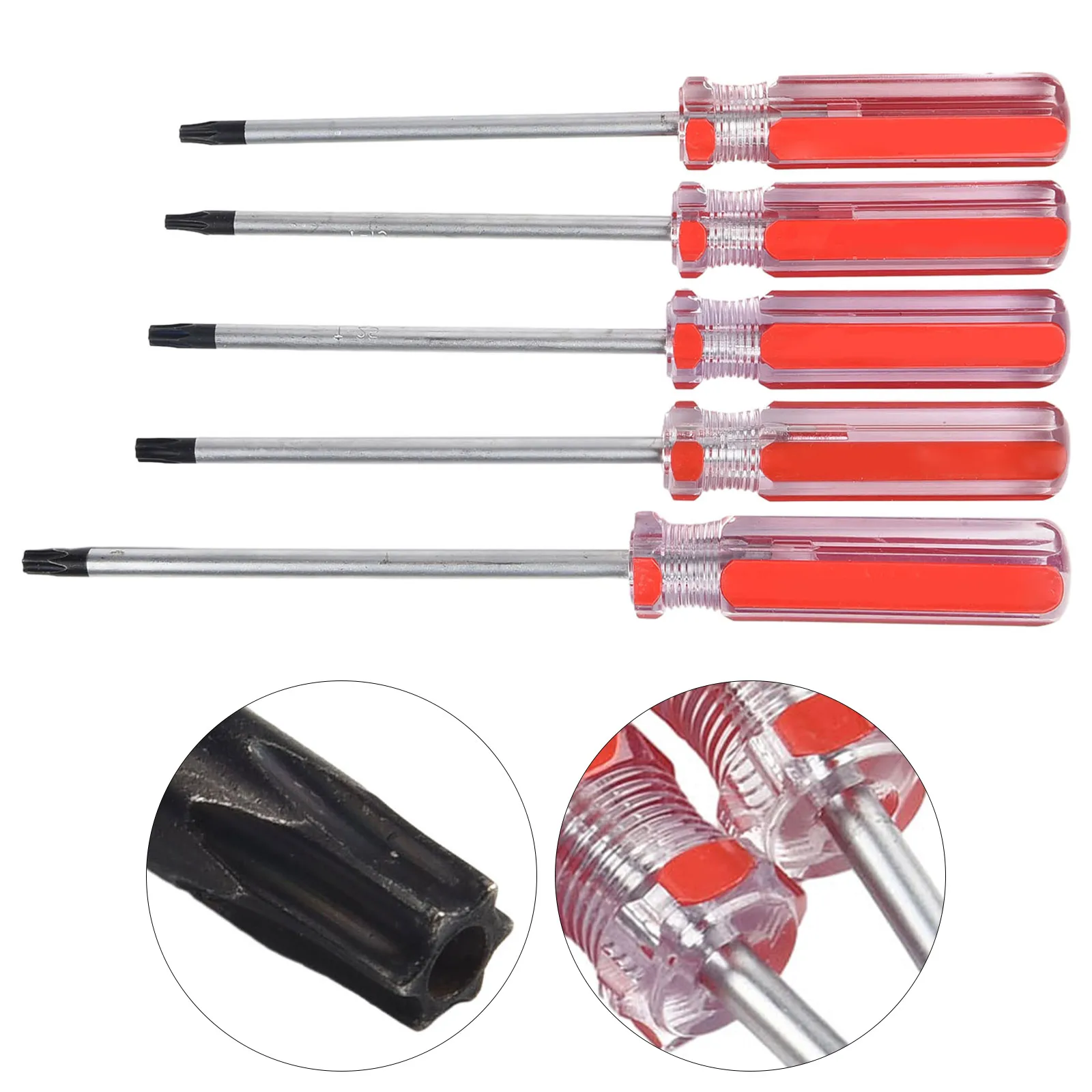 Garden Home Torx Screwdriver Screwdriver Hand Tools Maintenance Manual Tools 5pcs Chromium Vanadium Alloy Steel
Garden Home Torx Screwdriver Screwdriver Hand Tools Maintenance Manual Tools 5pcs Chromium Vanadium Alloy Steel