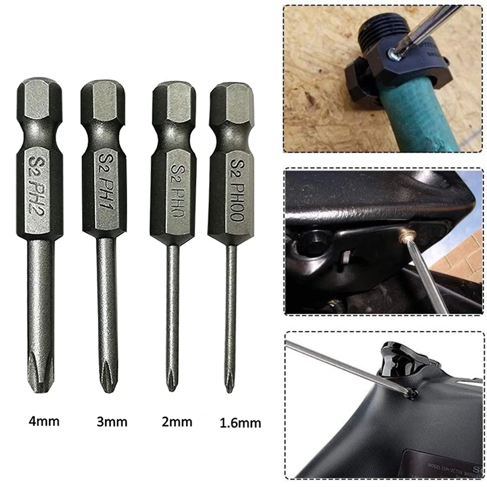 4pcs 1/4Inch Hex Shank Cross Screwdriver Bits Electric Driver Tools Alloy Steel PH00/PH0/PH1/PH2 Screwdrivers Socket Bit Tools
4pcs 1/4Inch Hex Shank Cross Screwdriver Bits Electric Driver Tools Alloy Steel PH00/PH0/PH1/PH2 Screwdrivers Socket Bit Tools