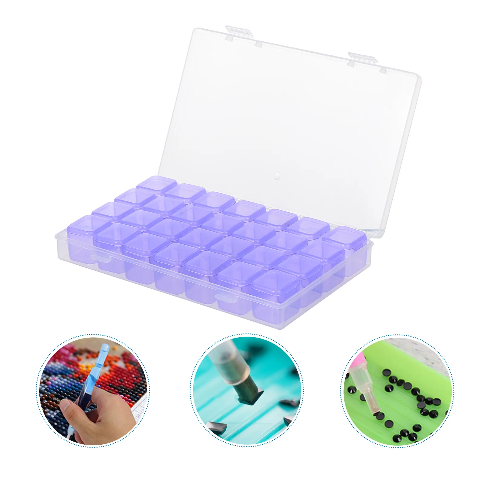 4pcs Painting Storage Boxes, 28 Grid Painting Storage Box, Transparent Jewelry Box for Jewelry Painting Embroidery Craft Bead
4pcs Painting Storage Boxes, 28 Grid Painting Storage Box, Transparent Jewelry Box for Jewelry Painting Embroidery Craft Bead