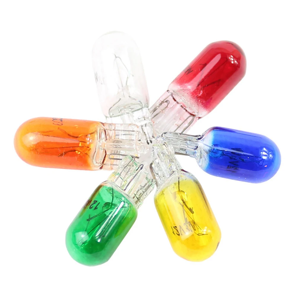 10pcs W2W T5 12v 1.2w Car Halogen Lamp Instrument Lights Dashboard Bulb Auto Interior Light Car Styling Blue Red Amber Yellow
10pcs W2W T5 12v 1.2w Car Halogen Lamp Instrument Lights Dashboard Bulb Auto Interior Light Car Styling Blue Red Amber Yellow