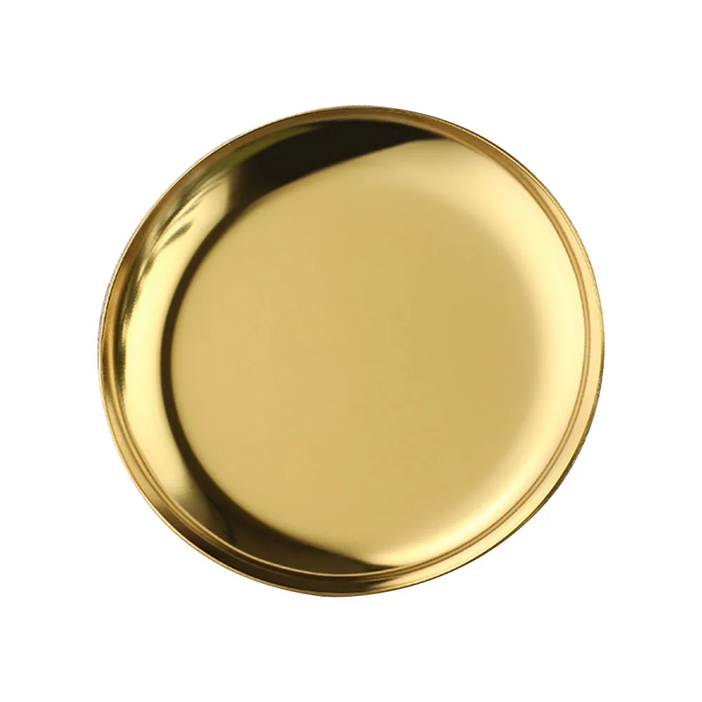 New Stainless Steel Round Storage Tray Desktop Cosmetics Jewelry Storage Tray Metal Tray Photo Ornament
New Stainless Steel Round Storage Tray Desktop Cosmetics Jewelry Storage Tray Metal Tray Photo Ornament