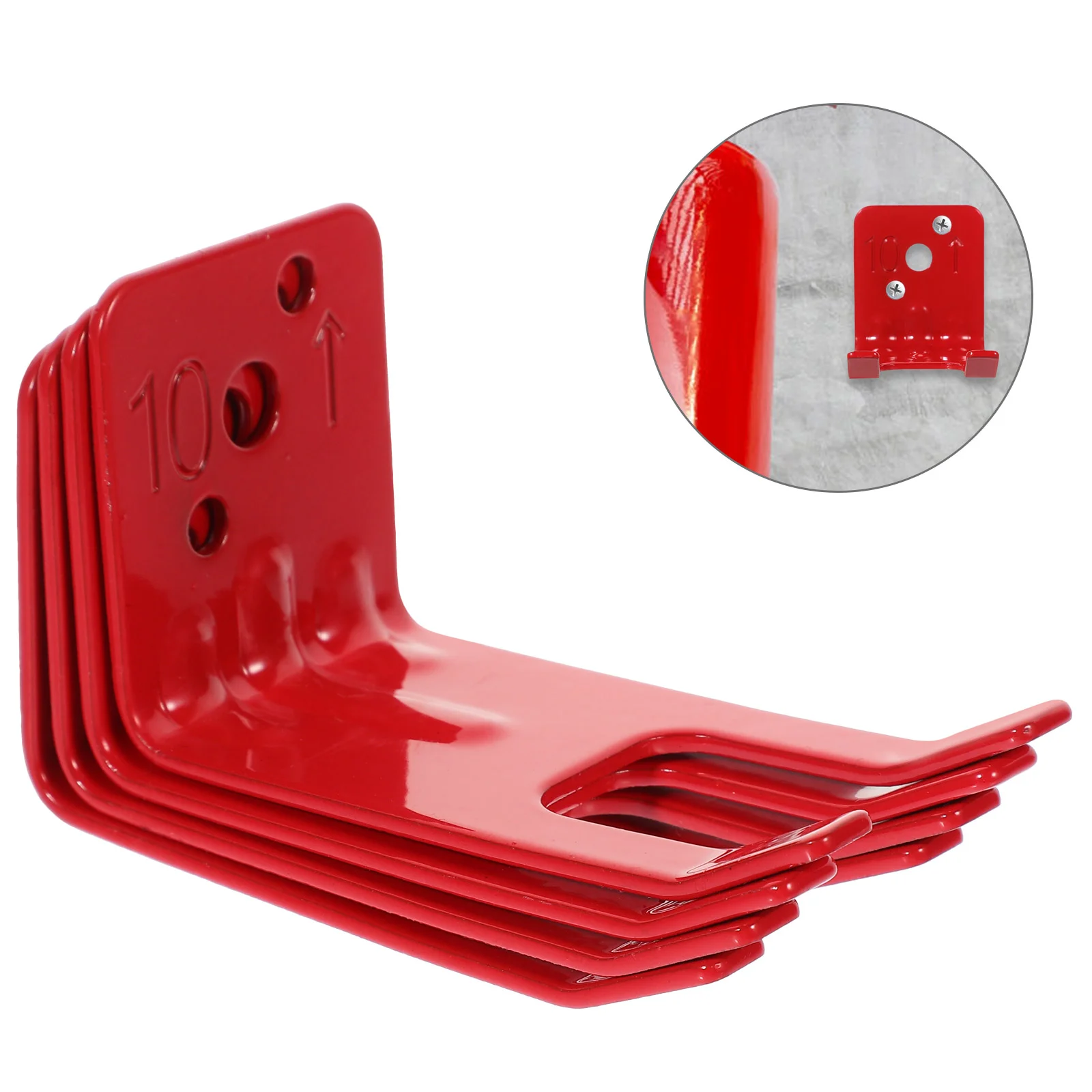 4 Pcs Fire Extinguisher Bracket Mount Hanger Hook Heavy Duty Wall Hanging Holder for Iron Mounting
4 Pcs Fire Extinguisher Bracket Mount Hanger Hook Heavy Duty Wall Hanging Holder for Iron Mounting
