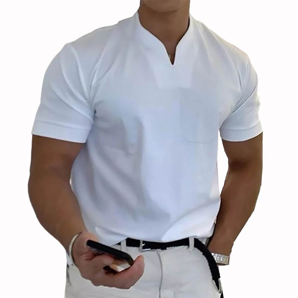 Tops Men's T-Shirt Muscle Casual Classic Comfortable Gym Male Short Sleeve Solid Colors V-Neck Tee Breathable
Tops Men's T-Shirt Muscle Casual Classic Comfortable Gym Male Short Sleeve Solid Colors V-Neck Tee Breathable