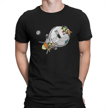 Unbetitelte T-Shirts Männer Baumwolle lässig T-Shirts Rundhals ausschnitt Kerbal Space Programm Spiel T-Shirt Kurzarm Kleidung Original