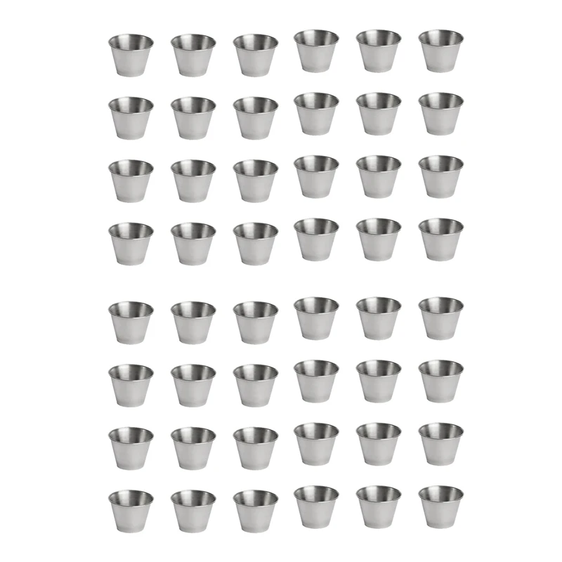 48 Pack Stainless Steel Condiment Sauce Cups,Commercial Grade Dipping Sauce Cups,Ramekin Condiment Cups Portion Cups
48 Pack Stainless Steel Condiment Sauce Cups,Commercial Grade Dipping Sauce Cups,Ramekin Condiment Cups Portion Cups