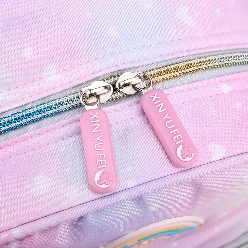 Unicorn Pink Rainbow Schoolbag For Girls Unicorn Pink Rainbow Schoolbag For Girls