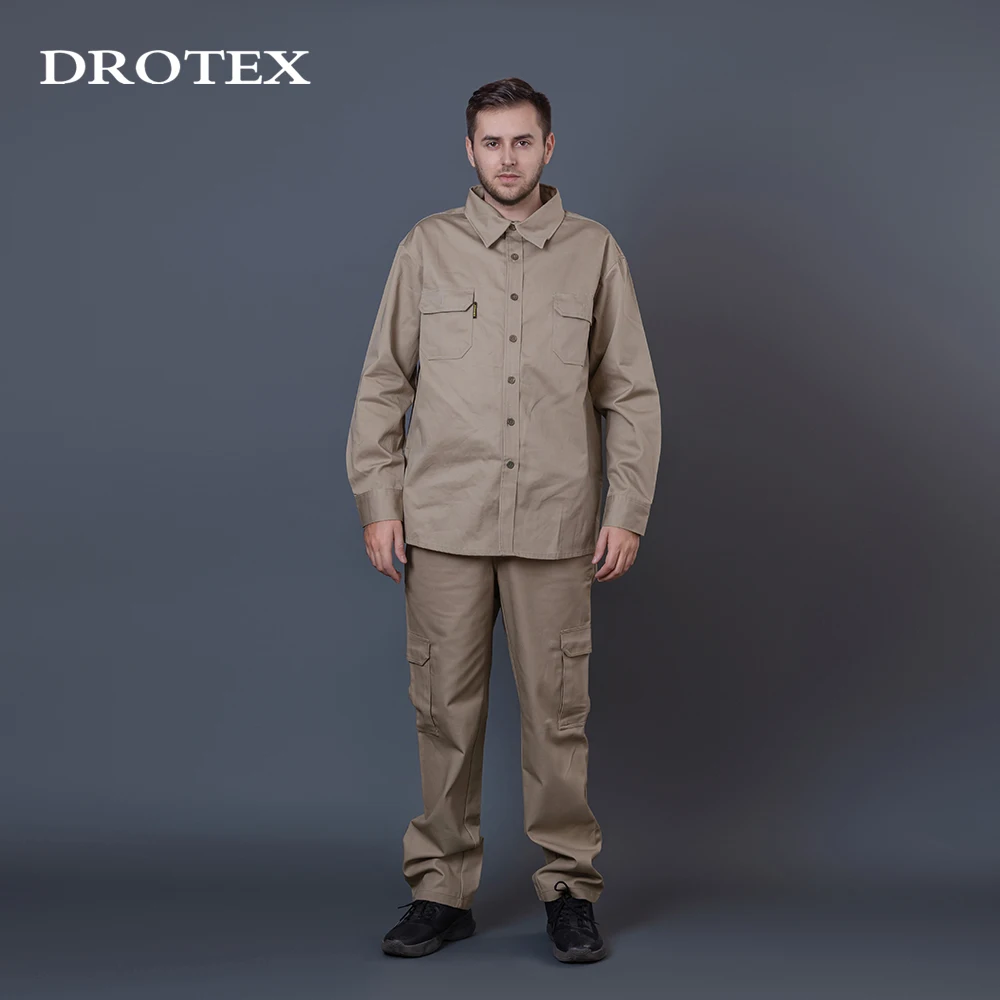 Uniforms Cotton Electrician Welding Fr Clothing Fire Resistant Two Piece Workwear Shirt Pants Work Clothes Suits For Men Women
Uniforms Cotton Electrician Welding Fr Clothing Fire Resistant Two Piece Workwear Shirt Pants Work Clothes Suits For Men Women