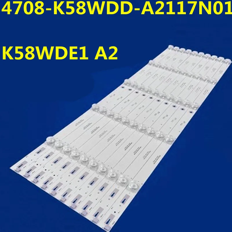 10 шт., световая лента 578 мм, 5 ламп для K58WDE1 A2 4708-K58WDD-A2117N01 -A1117N01
10 шт., световая лента 578 мм, 5 ламп для K58WDE1 A2 4708-K58WDD-A2117N01 -A1117N01