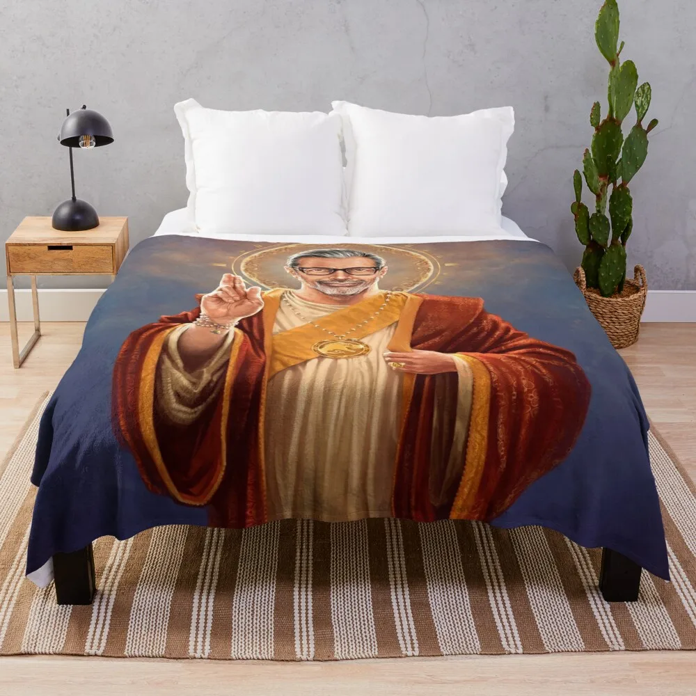 Оригинальное одеяло с религиозной живописью Saint Jeff of Goldblum, роскошное утолщенное одеяло, мягкое большое одеяло
Оригинальное одеяло с религиозной живописью Saint Jeff of Goldblum, роскошное утолщенное одеяло, мягкое большое одеяло