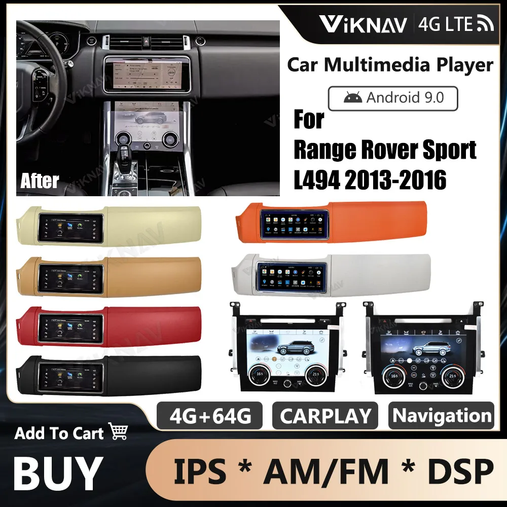 12.3 Inch Android Car Radio Multimedia Player For Range Rover Sport L494 2013-2016 GPS Carplay AC Panel Climate Control Screen
12.3 Inch Android Car Radio Multimedia Player For Range Rover Sport L494 2013-2016 GPS Carplay AC Panel Climate Control Screen