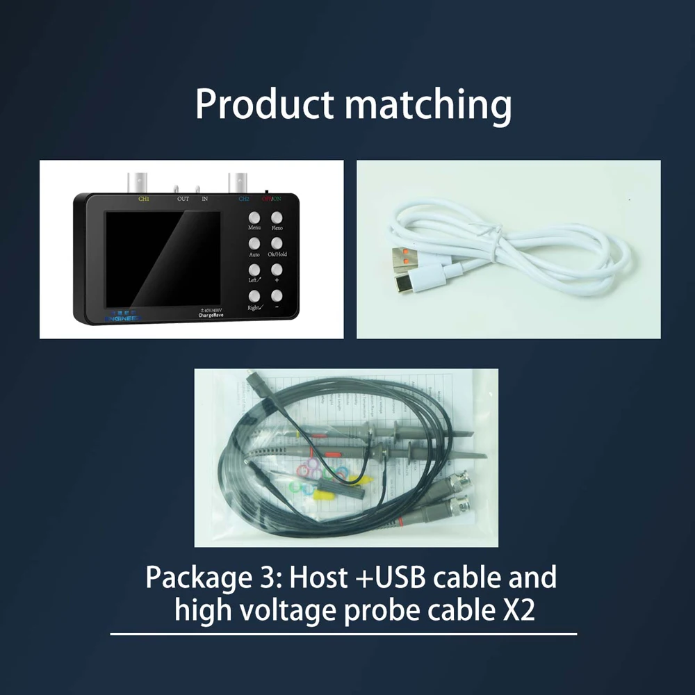 Digital Oscilloscope 50M Sampling Rate 10M Analogue Bandwidth Portable Handheld Oscilloscope 6A Current Waveform Measurement
Digital Oscilloscope 50M Sampling Rate 10M Analogue Bandwidth Portable Handheld Oscilloscope 6A Current Waveform Measurement